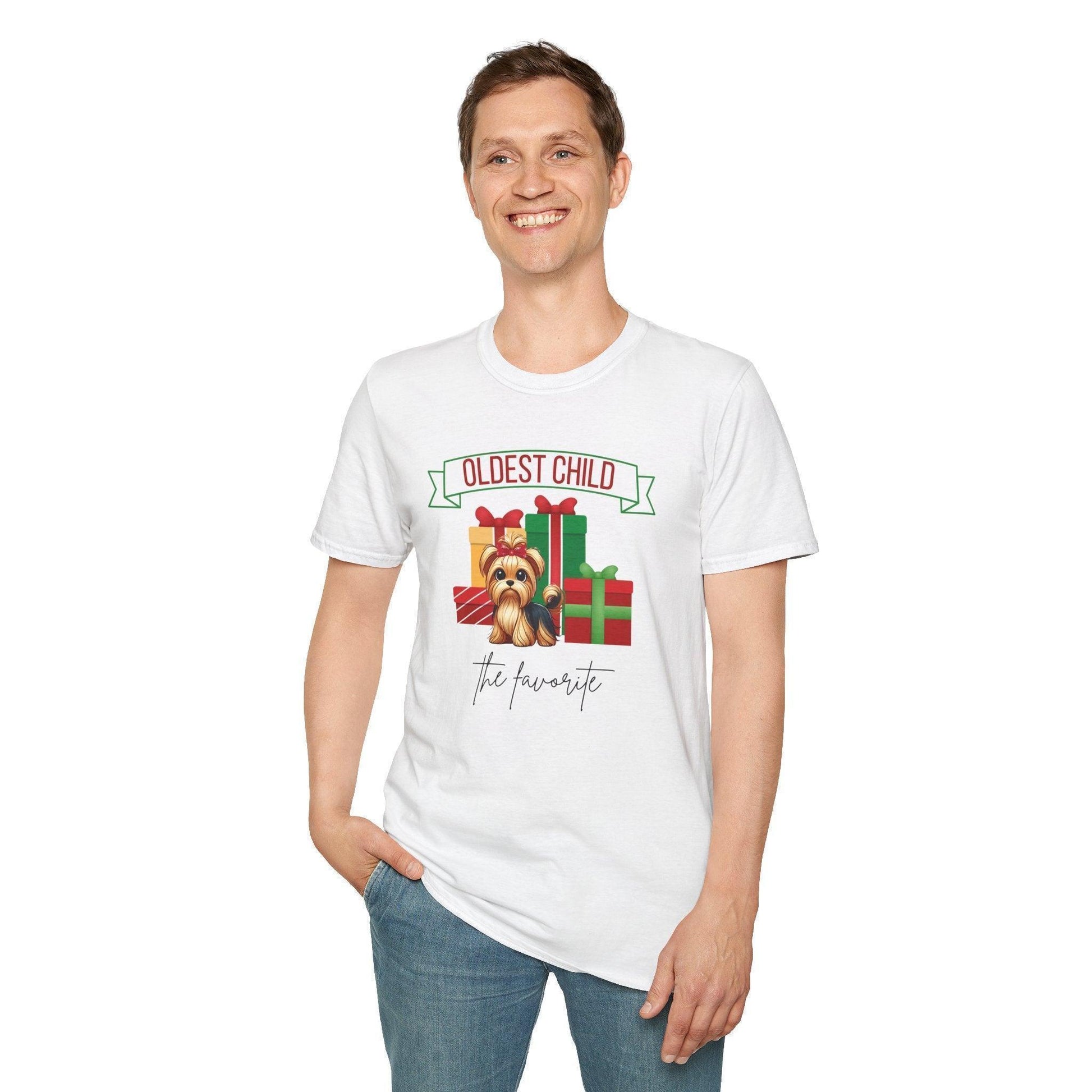 The Oldest Child, The Favorite 🎁🐶 Yorkie - Unisex Tee! 🎁👑 - Whippie's