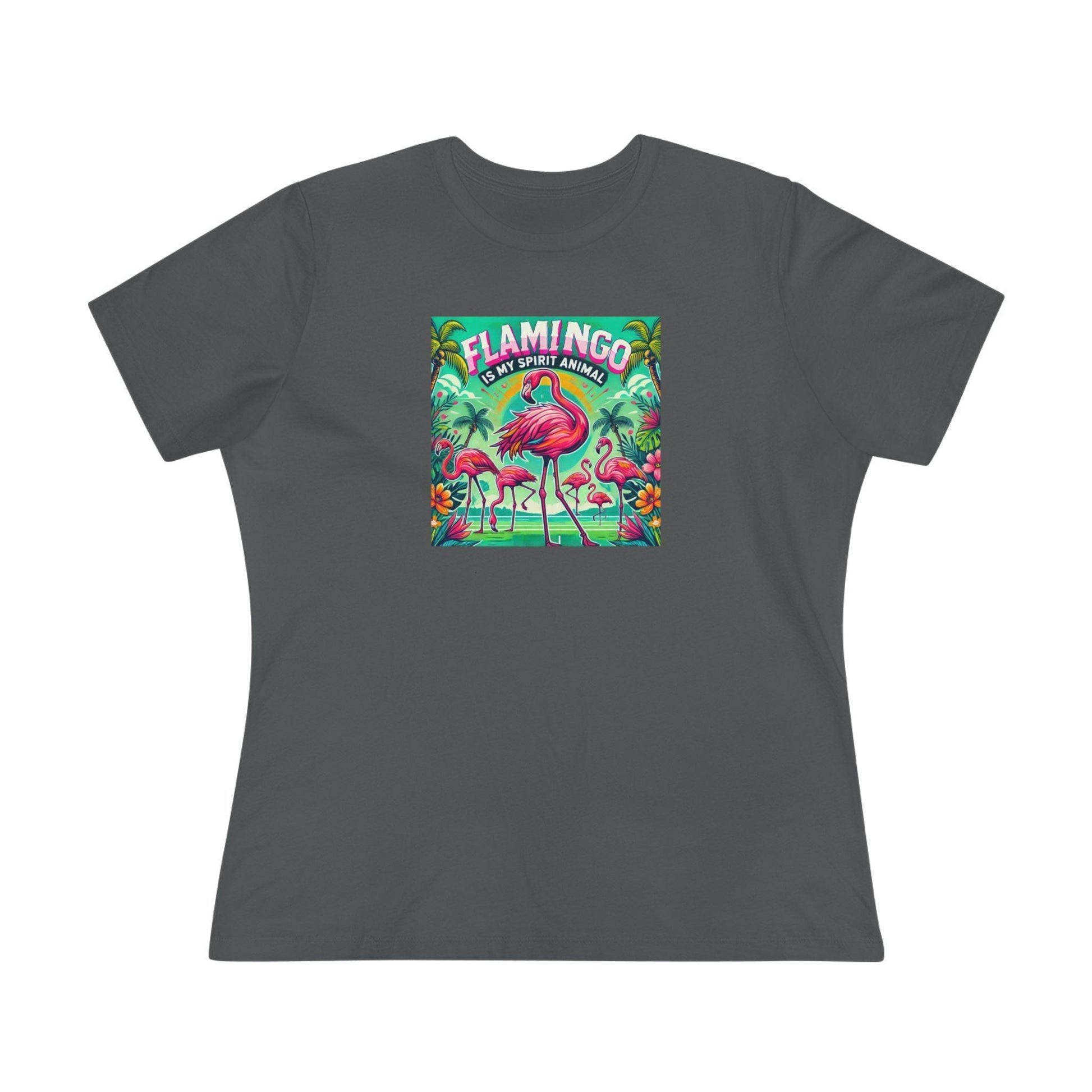 Flamingo is My Spirit Animal - Women's Softstyle Tee - Whippie's