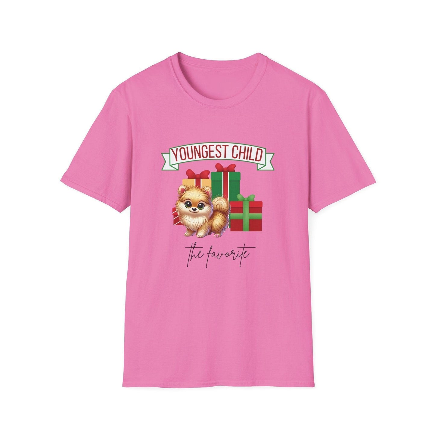 Youngest Child, The Favorite 🎁🐶 Pomeranian - Unisex Tee! 🎁👑 - Whippie's