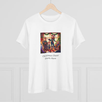 Christmas Cheer Starts Here - Women's Tee - Whippie's