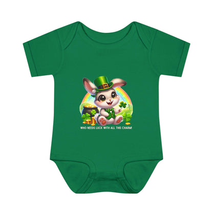 Who Needs Luck with All This Charm? Onesie - Spread Luck and Laughter! 🍀🍀 - Whippie's