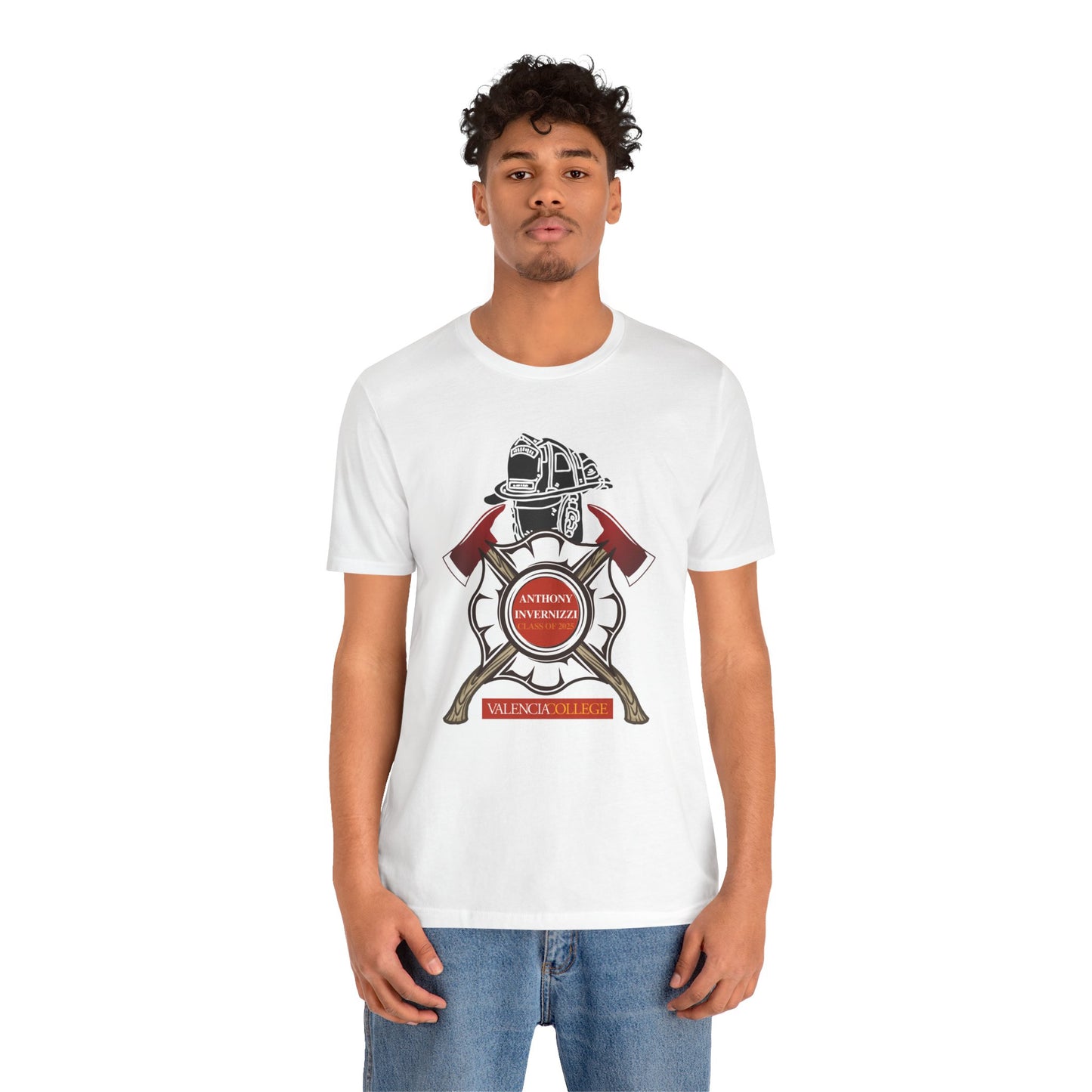 Fire Rescue Graduation Unisex Jersey Tee - Personalizable