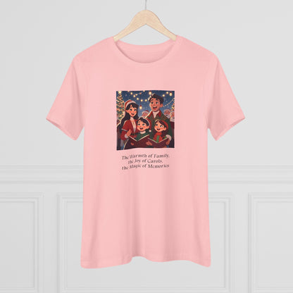 The Warmth of Family, the Joy of Carols, the Magic of Memories - Women's Tee - Whippie's