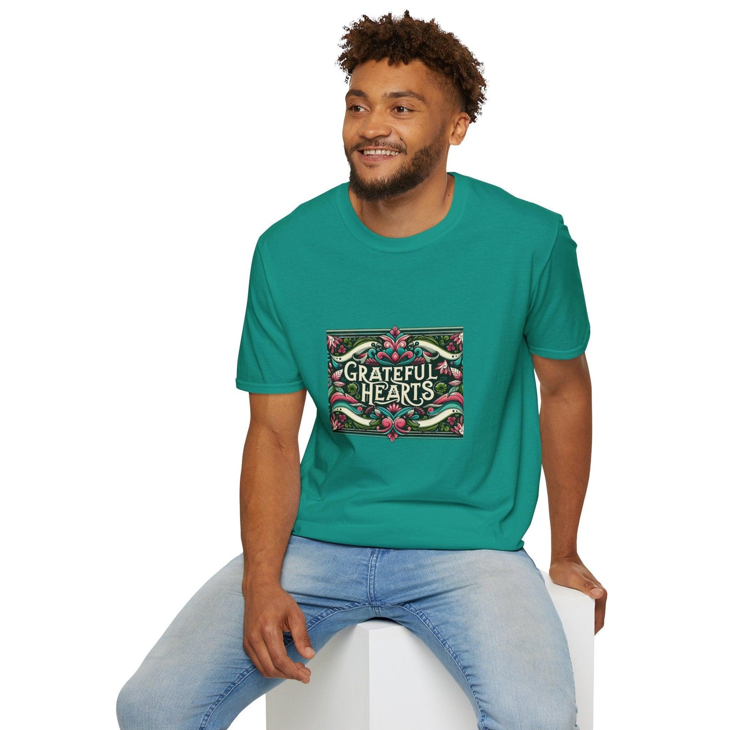 Grateful Hearts - Give Thanks with a Grateful Heart! 🧡💛🤎 Unisex T-Shirt - Whippie's