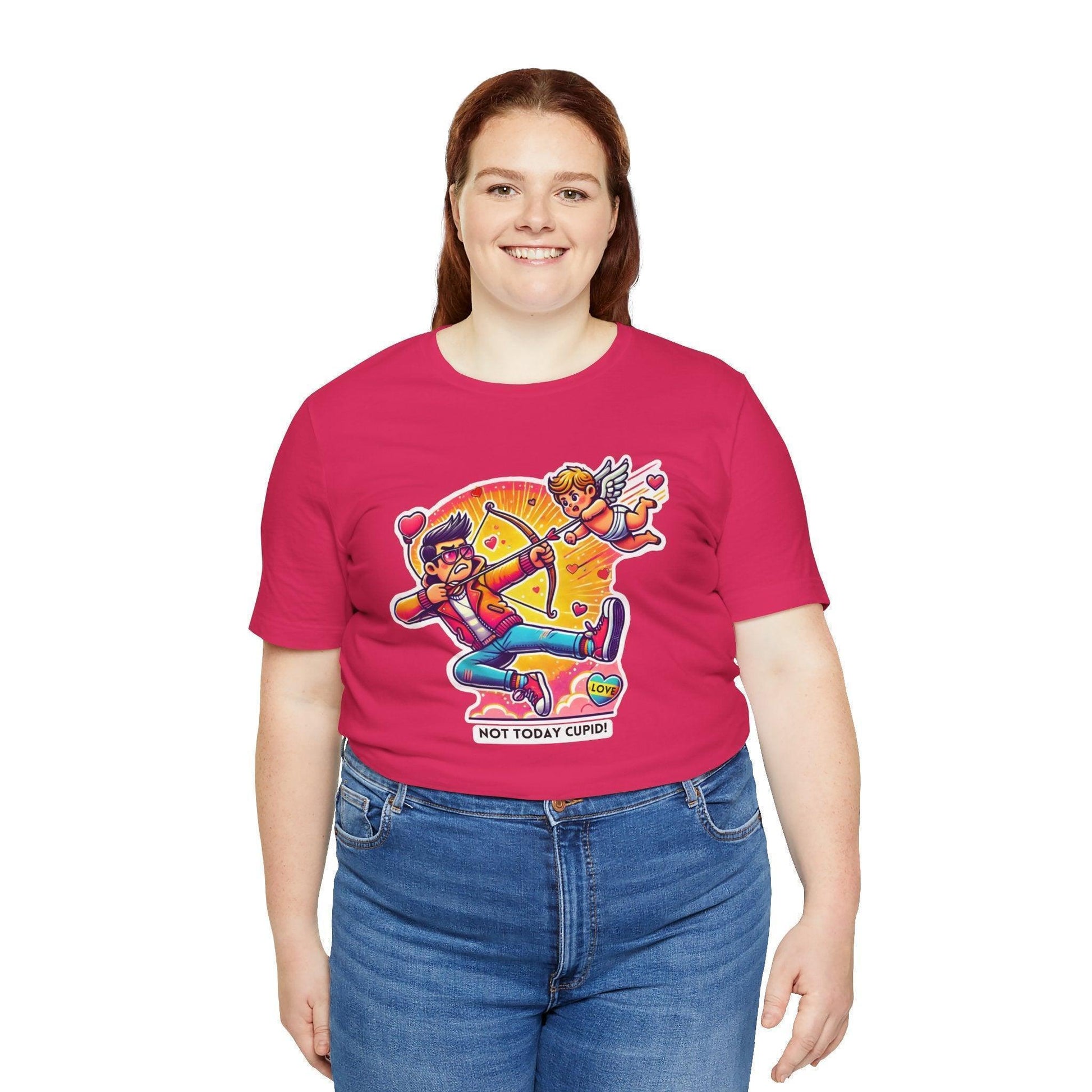 🏹 Cupid Begone! 🏹 Unisex Jersey Tee ✨ Love on your own terms! - Whippie's