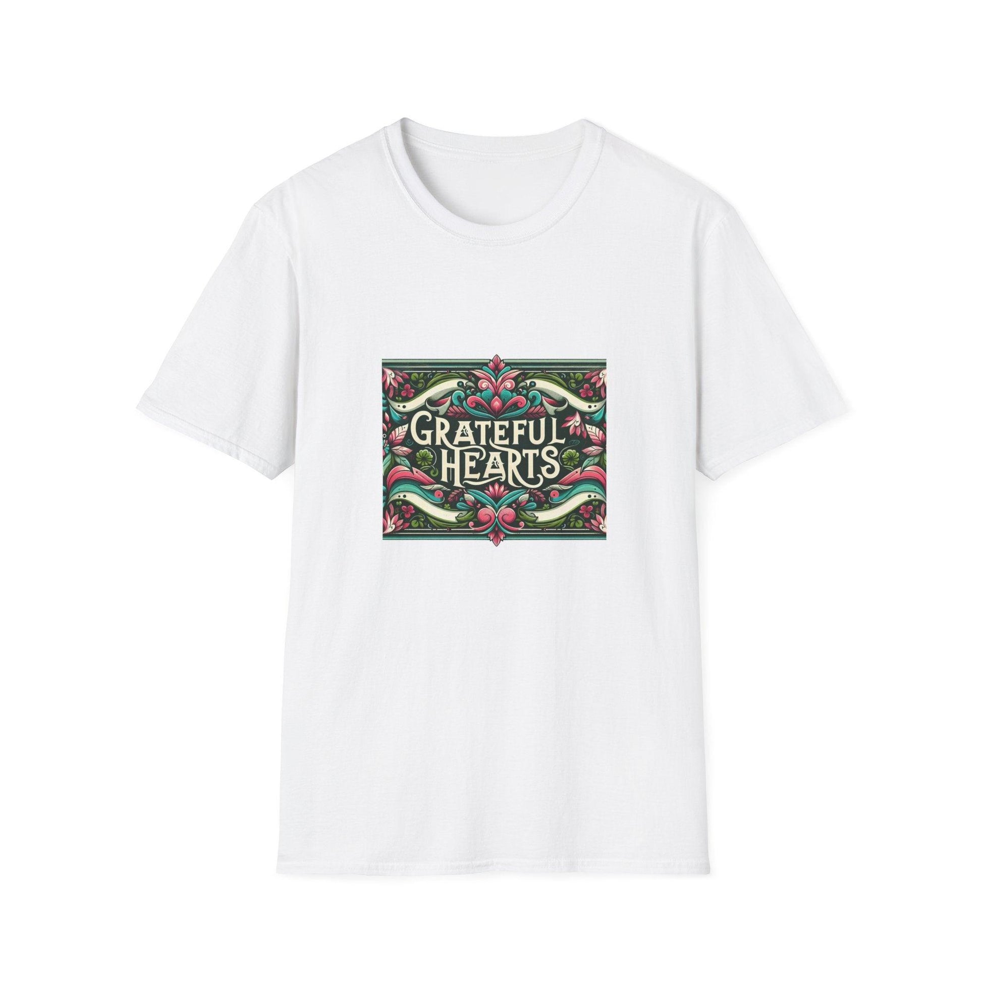 Grateful Hearts - Give Thanks with a Grateful Heart! 🧡💛🤎 Unisex T-Shirt - Whippie's