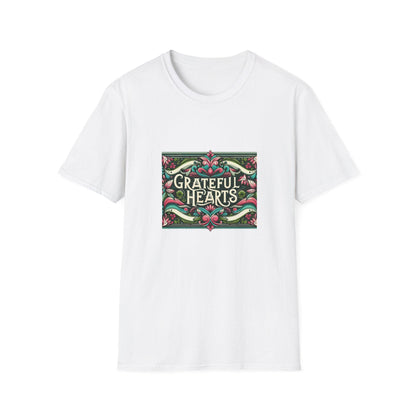 Grateful Hearts - Give Thanks with a Grateful Heart! 🧡💛🤎 Unisex T-Shirt - Whippie's