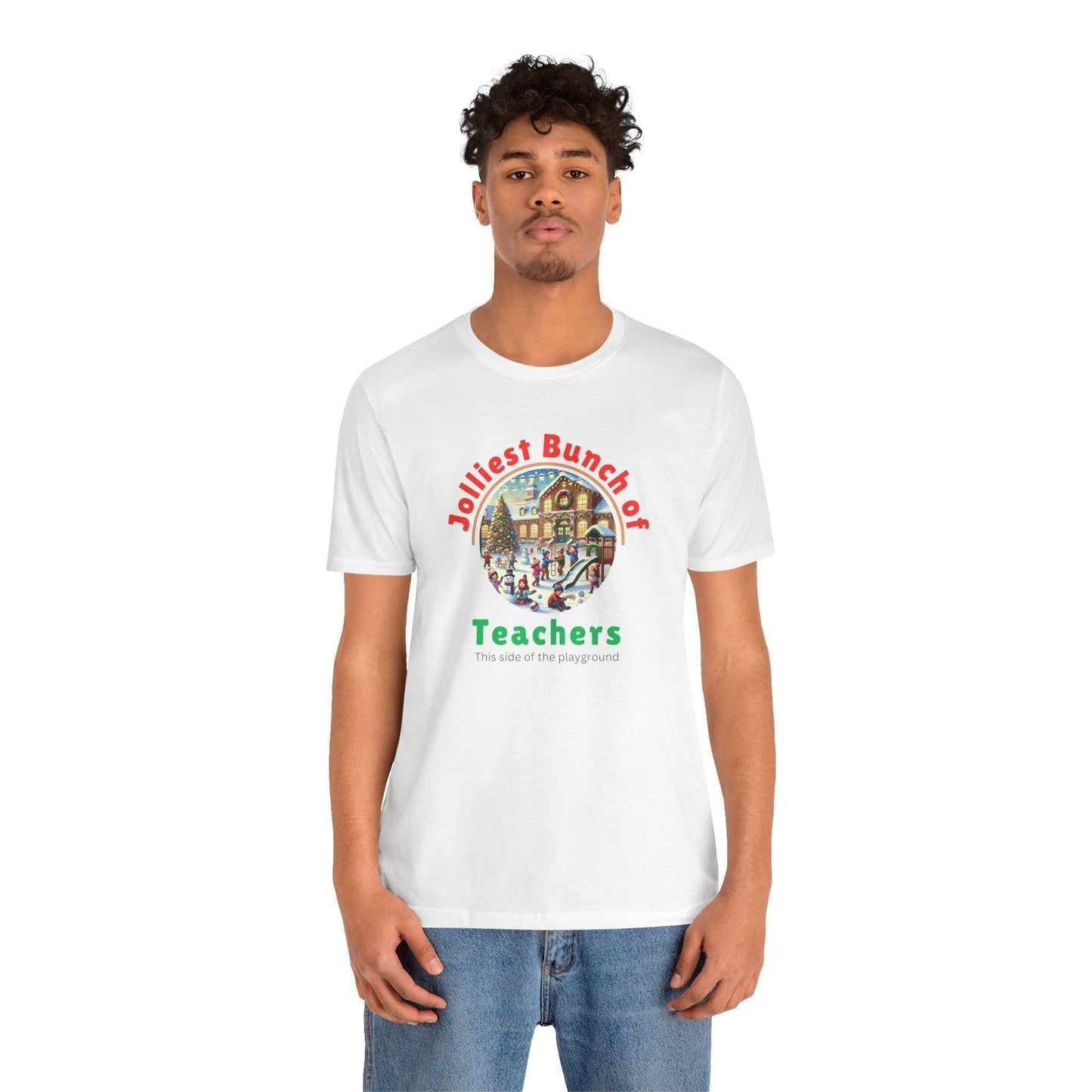 🌴 Jolly Bunch of Teachers ☀️ Unisex Jersey Tee 🧑‍🏫 - Winter Wonderland - Whippie's