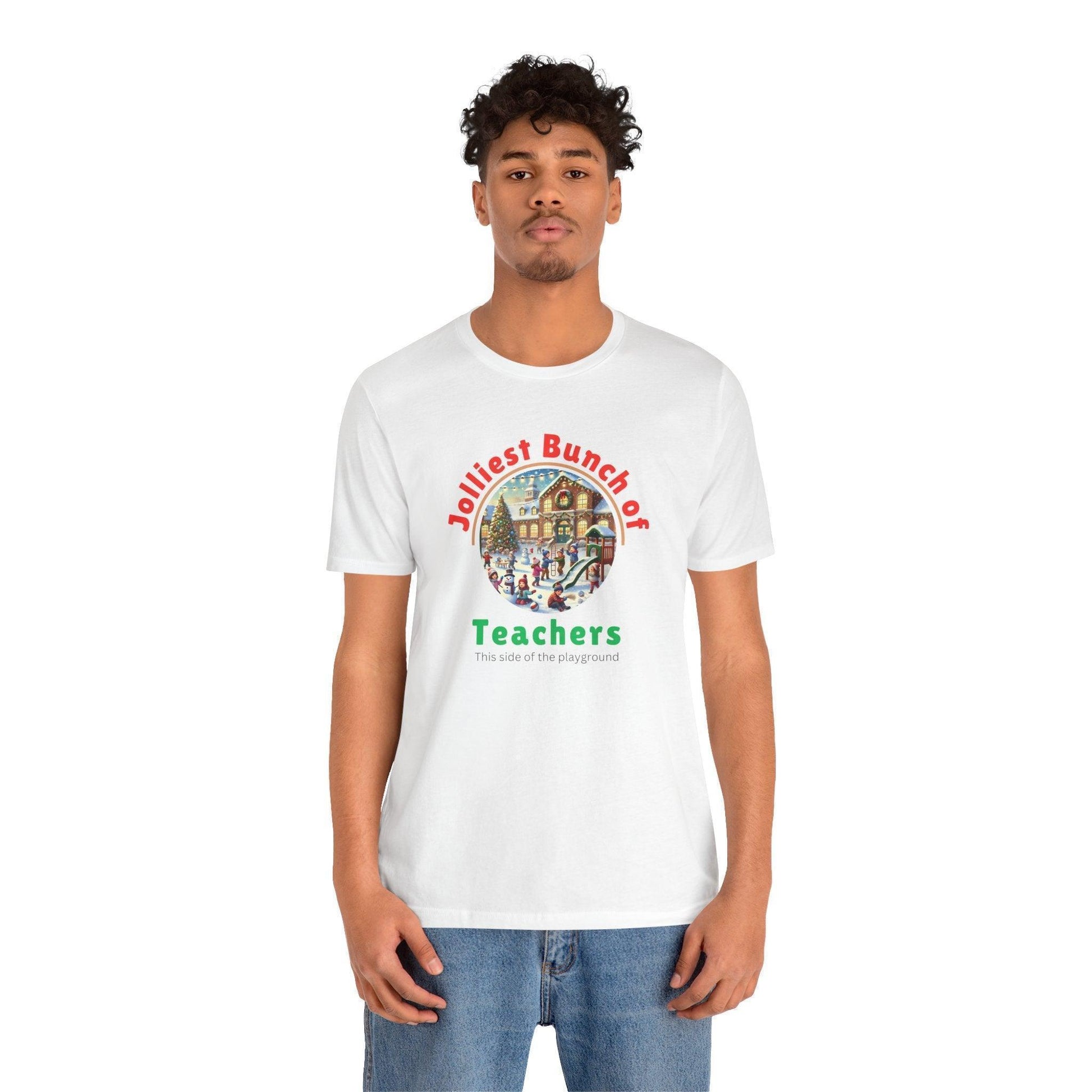 🌴 Jolly Bunch of Teachers ☀️ Unisex Jersey Tee 🧑‍🏫 - Winter Wonderland - Whippie's