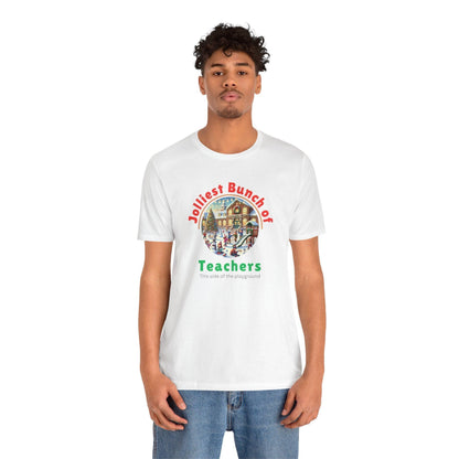 🌴 Jolly Bunch of Teachers ☀️ Unisex Jersey Tee 🧑‍🏫 - Winter Wonderland - Whippie's