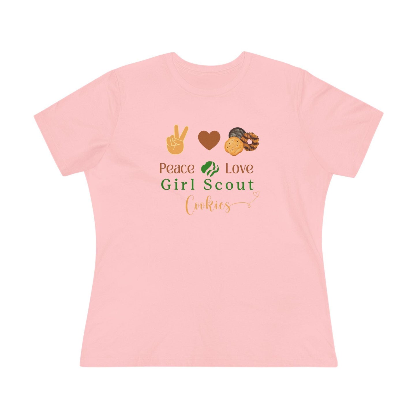 Peace, Love & Cookies Women's Tee - Spread the Love (and Cookies)! ✌️💖🍪 - Whippie's