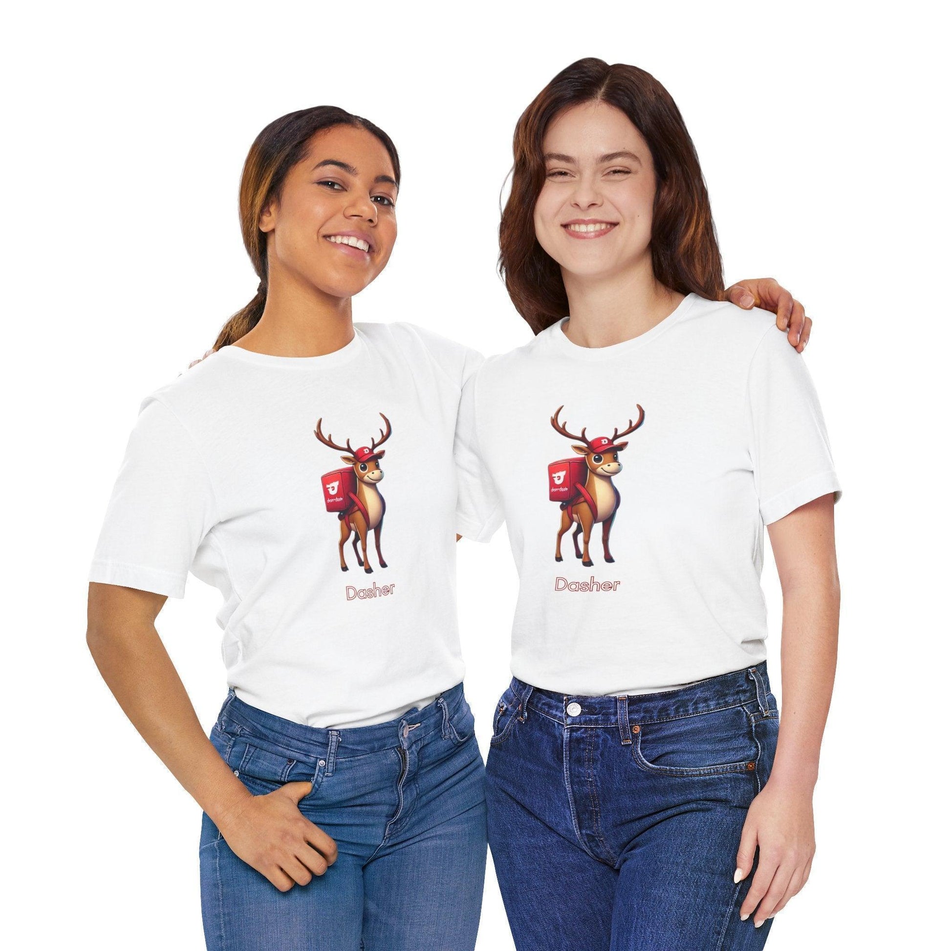 🎅 Dasher's Side Hustle 🍕 Unisex Tee ✨ Dasher's delivering more than holiday cheer! - Whippie's