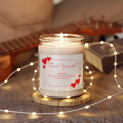 ✨ Treat Yourself ✨ Scented Soy Candle (9oz) 🕯️ Indulge your senses, relax your mind. - Whippie's