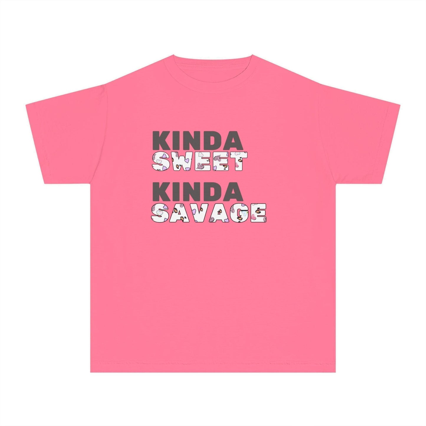 ✨ Kinda SWEET Kinda SAVAGE 😎 Youth Midweight Tee 💖 - Whippie's