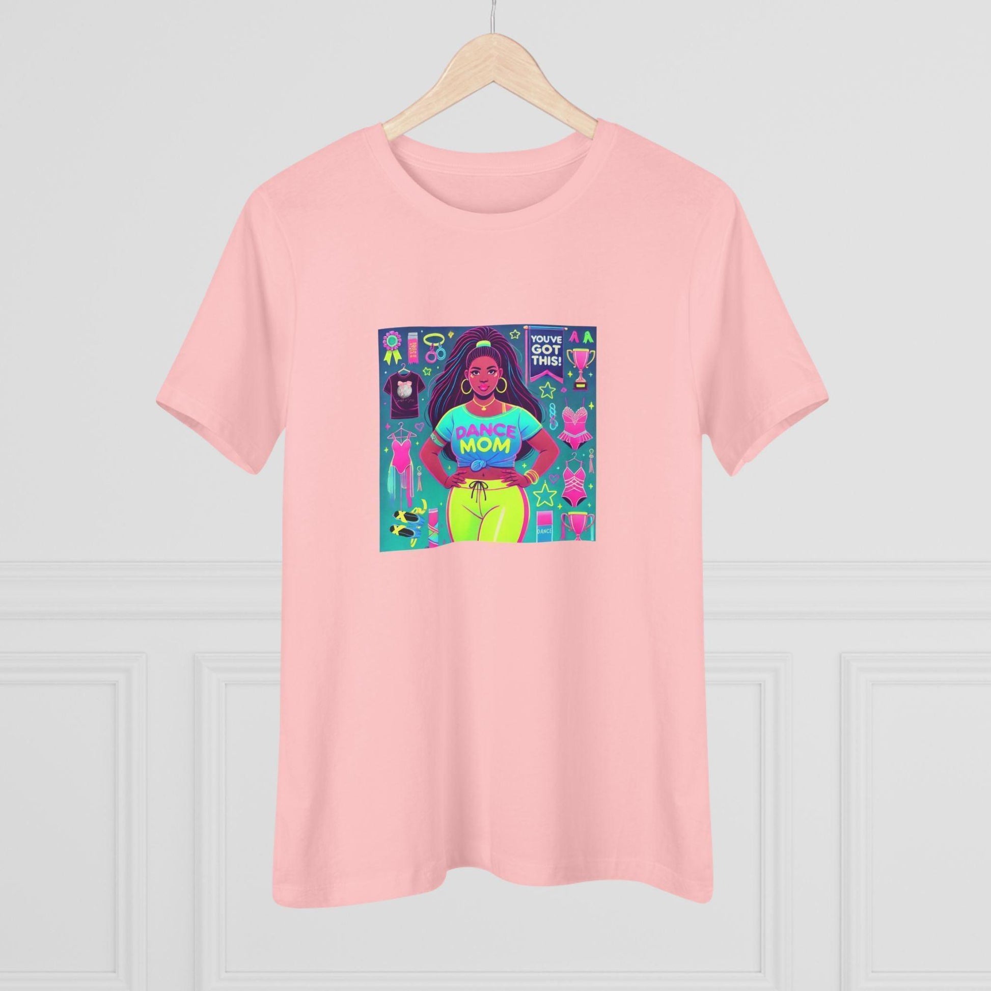 Dance Mom: You've Got This - Darker Skin Tone Mom - Curvy - Women's Softstyle Tee - Whippie's