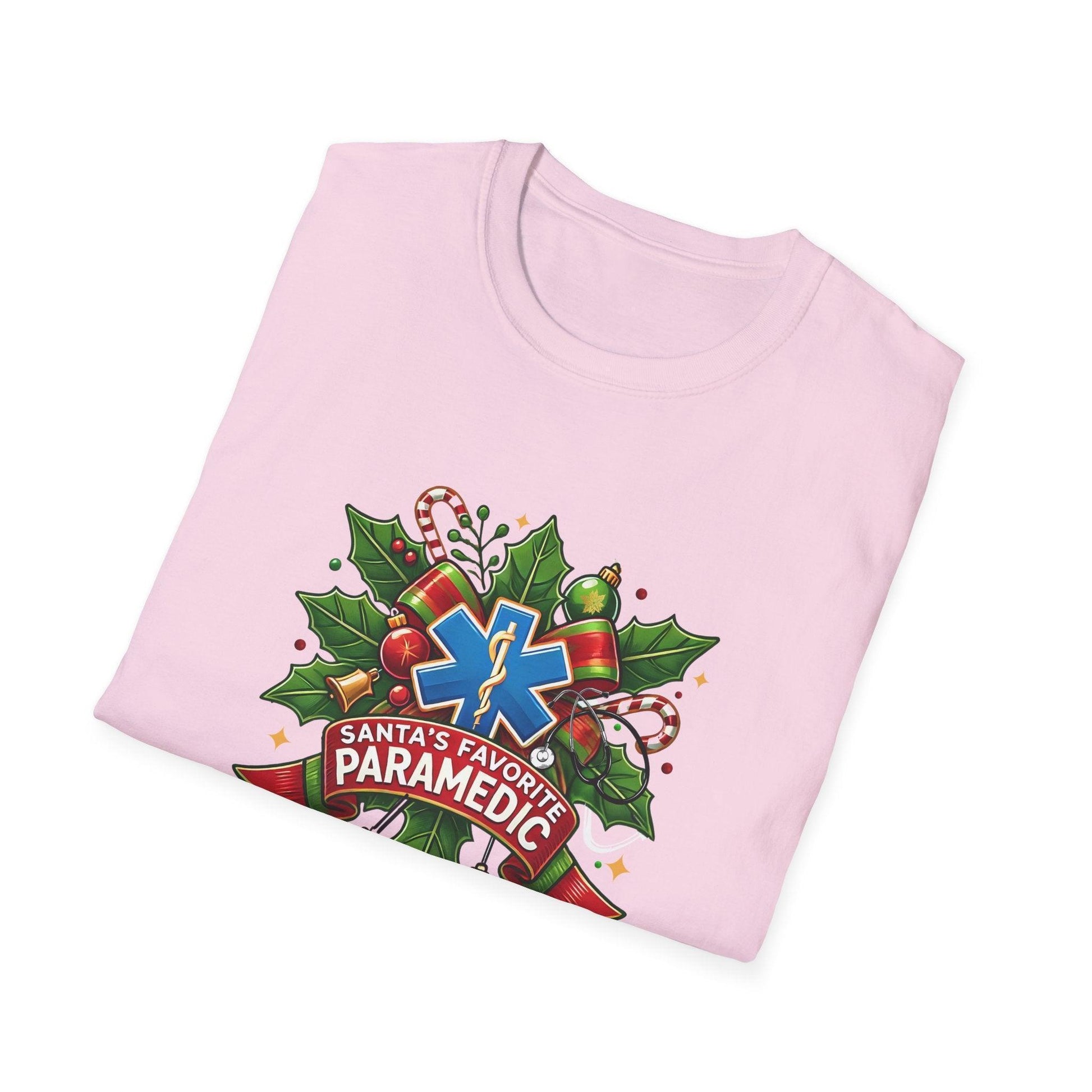 Santa's Favorite Paramedic Unisex Tee 🚑🎅 - Whippie's