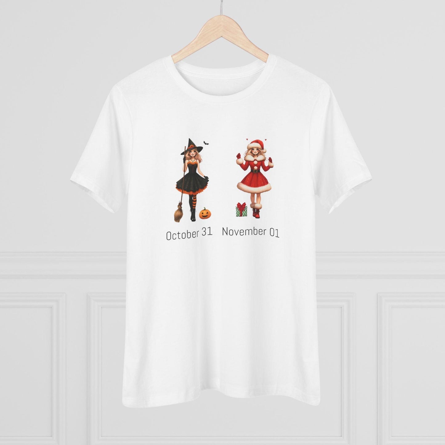 From Halloween to Holidays Women's Softstyle Tee 🎄🎃 - Whippie's