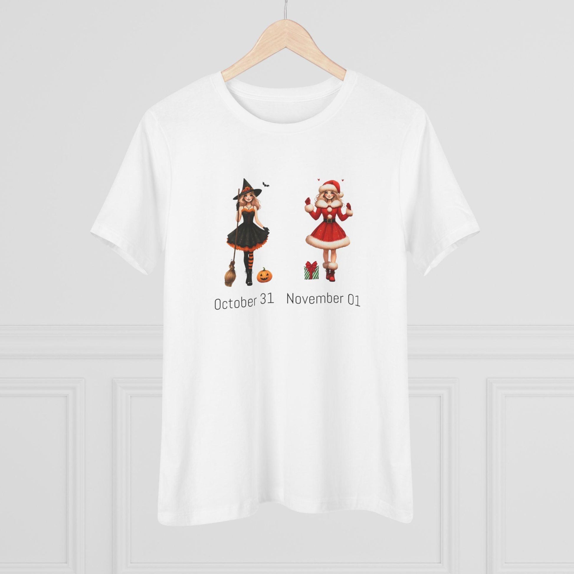 From Halloween to Holidays Women's Softstyle Tee 🎄🎃 - Whippie's