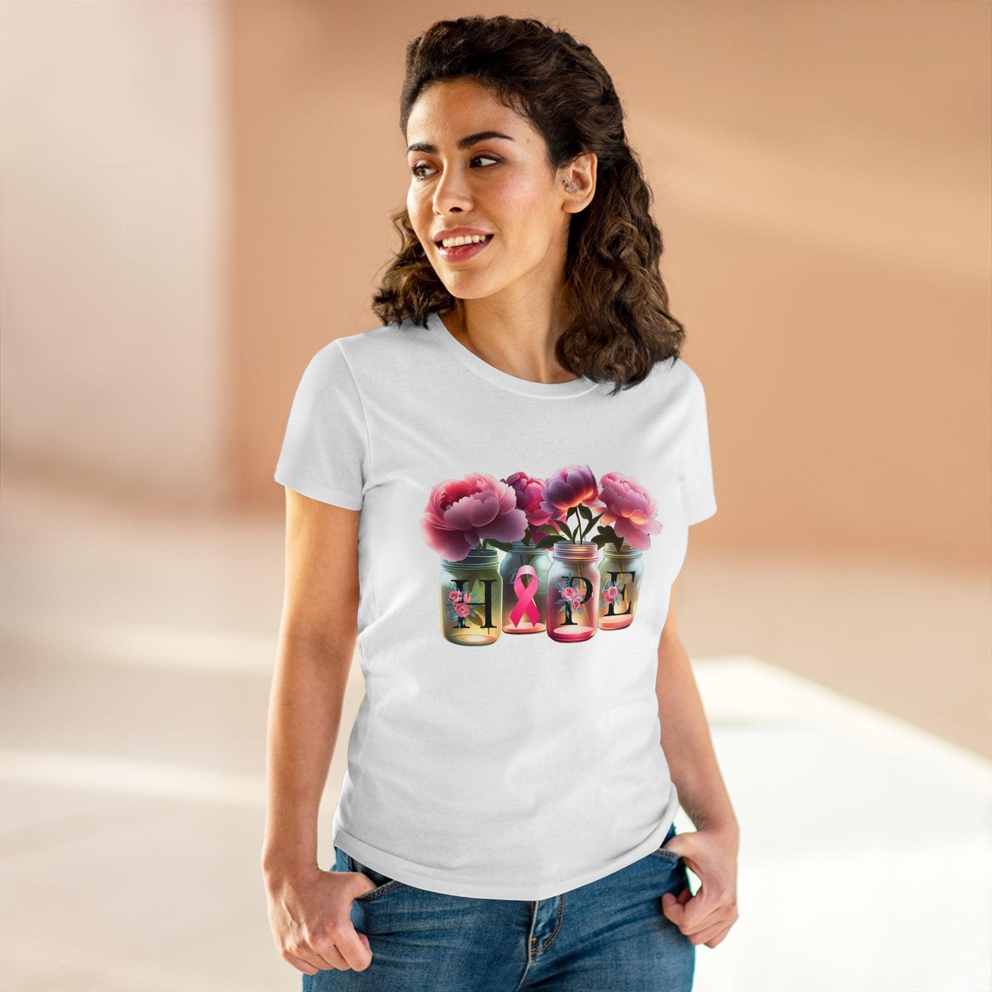 🌸 HOPE 🎀 Women's Tee 💖 A symbol of strength and resilience. - Whippie's