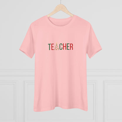 T🎄ACHER Unisex Tee - Happy Holidays from Your Favorite Teacher! 🎁 Women's Softstyle Tee - Whippie's