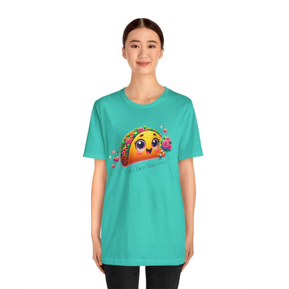 🌮 Let's Taco 'Bout Love 💖 Unisex Jersey Tee ✨ Spread the love this Valentine's Day! - Whippie's