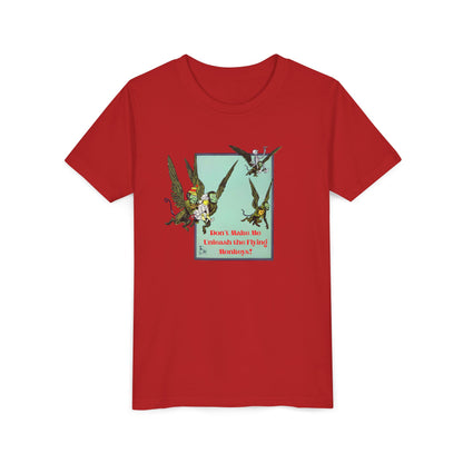 Wizard of Oz Don't Make Me Unleash the Flying Monkeys - Youth T-shirt - Whippie's