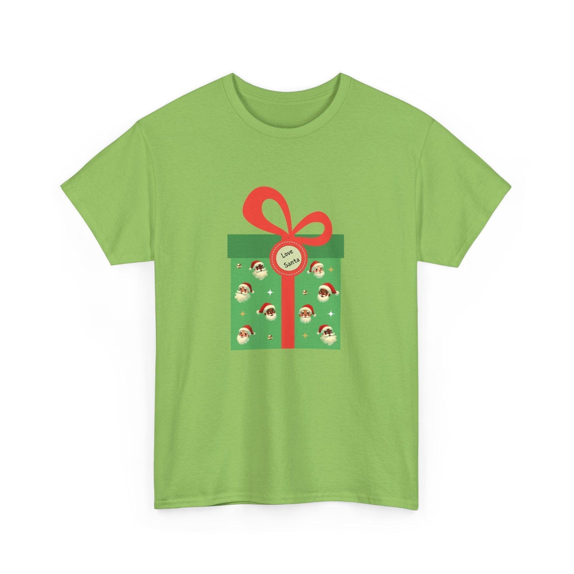 Love Santa Present 🎅 Unisex Heavy Cotton™ Tee! - Whippie's