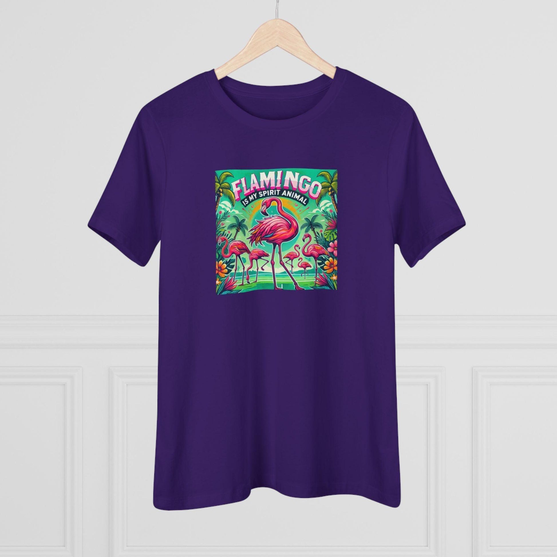 Flamingo is My Spirit Animal - Women's Softstyle Tee - Whippie's