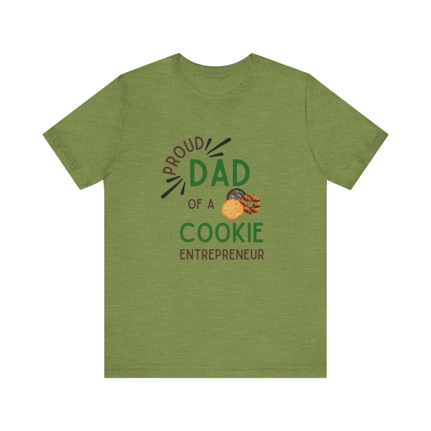 Proud Dad of a Cookie Entrepreneur - Unisex Jersey Tee Celebrate Your Little Cookie Boss! - Whippie's