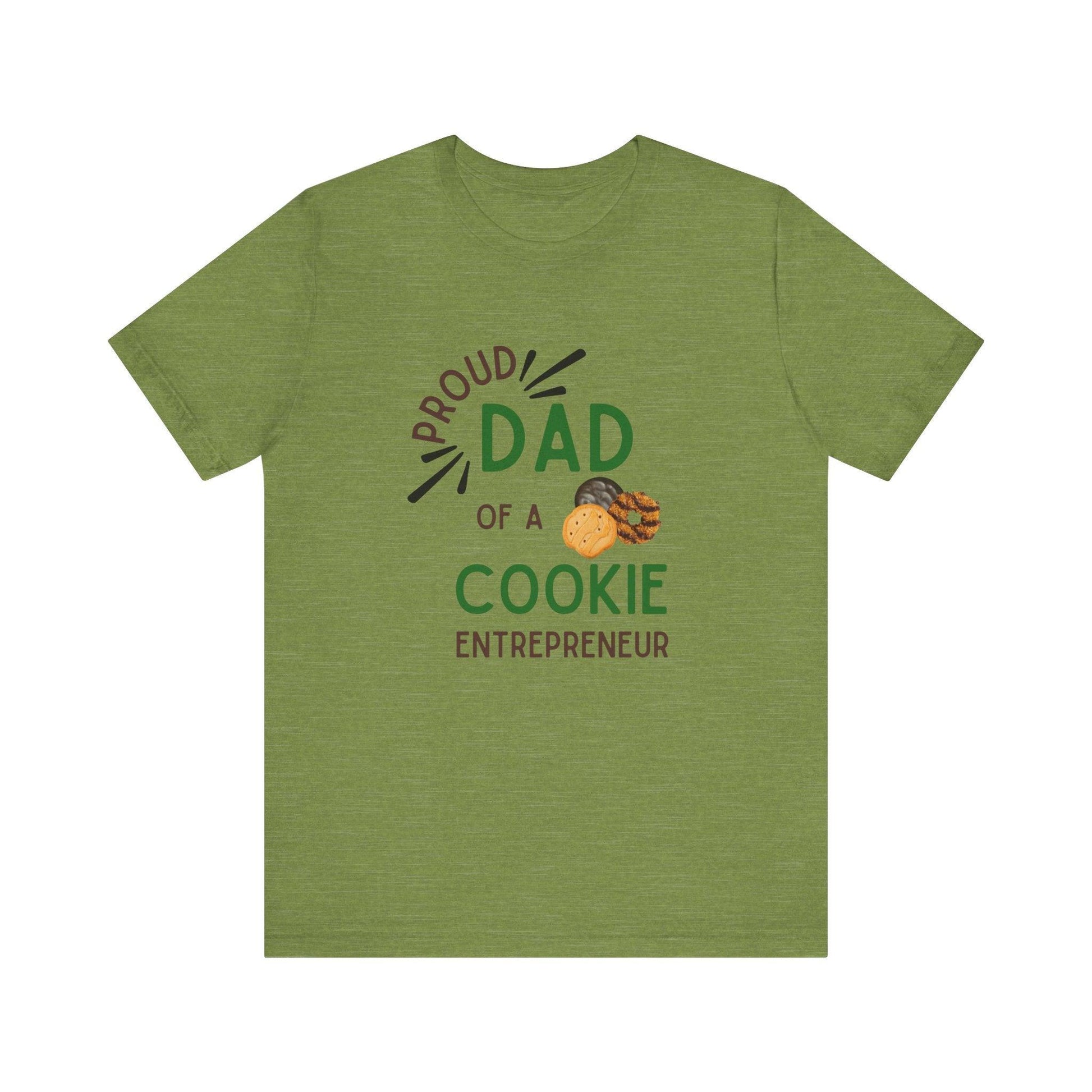 Proud Dad of a Cookie Entrepreneur - Unisex Jersey Tee Celebrate Your Little Cookie Boss! - Whippie's