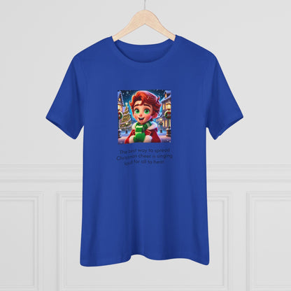 Caroler - Christmas Cheer - RH Boy - Women's Tee - Whippie's