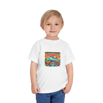 Thanksgiving Tides, Happy Vibes - Toddler Tee - Whippie's