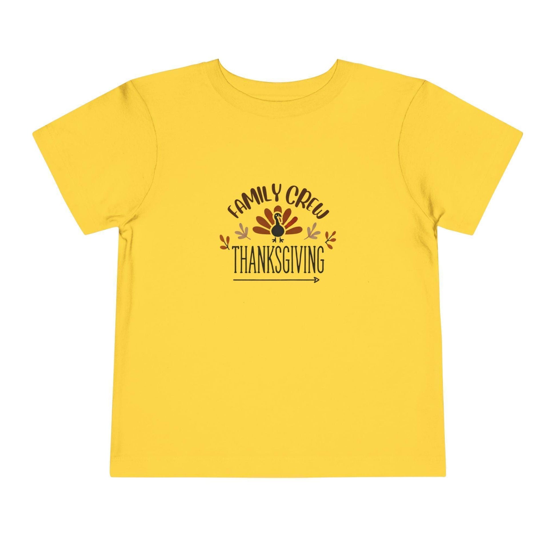 Thanksgiving Family Crew - Toddler Short Sleeve Tee - Whippie's