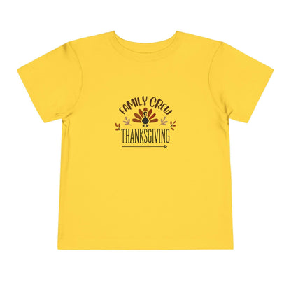 Thanksgiving Family Crew - Toddler Short Sleeve Tee - Whippie's
