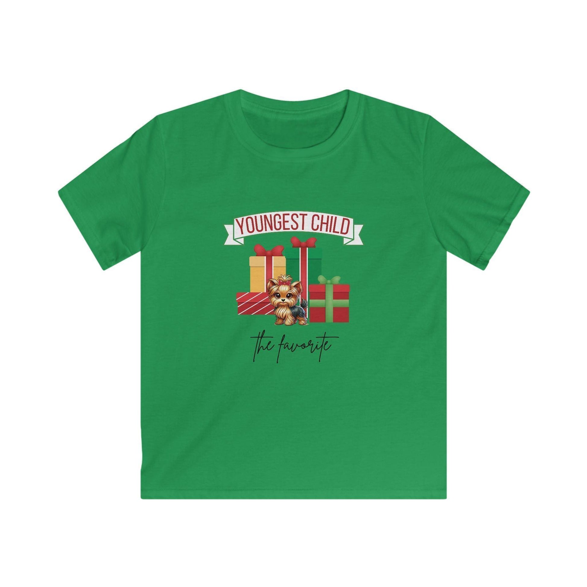 Youngest Child, The Favorite 🎁🐶Yorkie - Kids' Tee! 🎁👑 - Whippie's