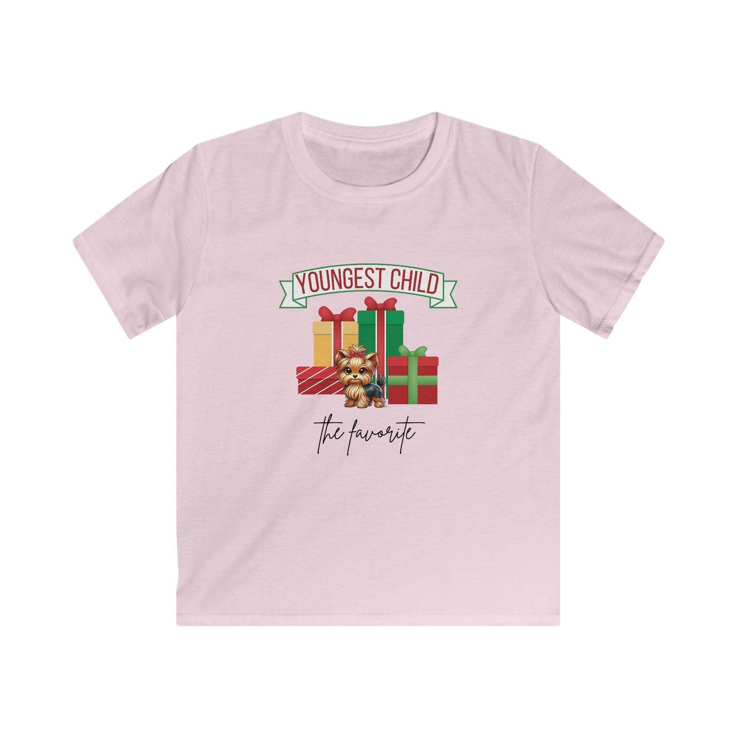 Youngest Child, The Favorite 🎁🐶Yorkie - Kids' Tee! 🎁👑 - Whippie's