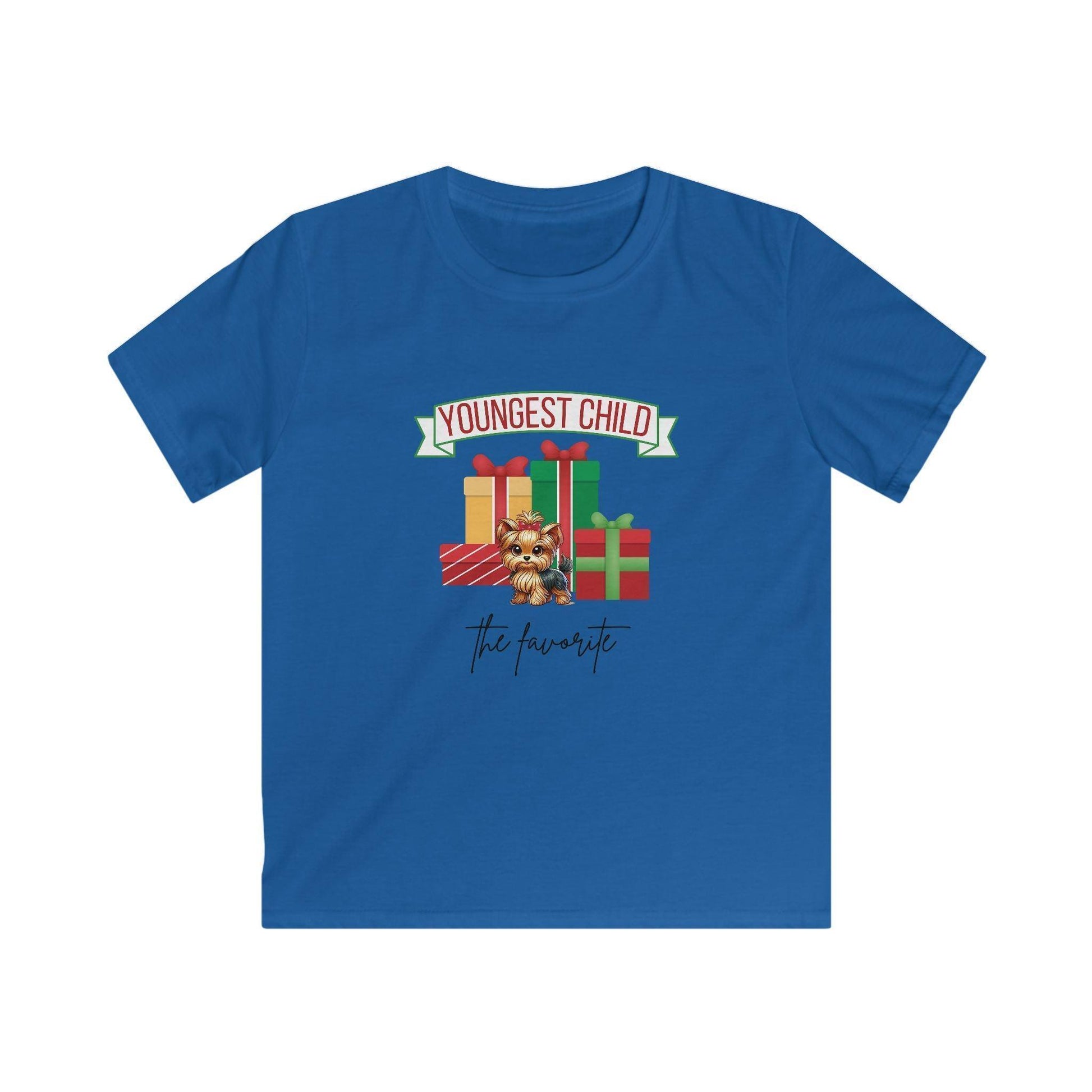 Youngest Child, The Favorite 🎁🐶Yorkie - Kids' Tee! 🎁👑 - Whippie's