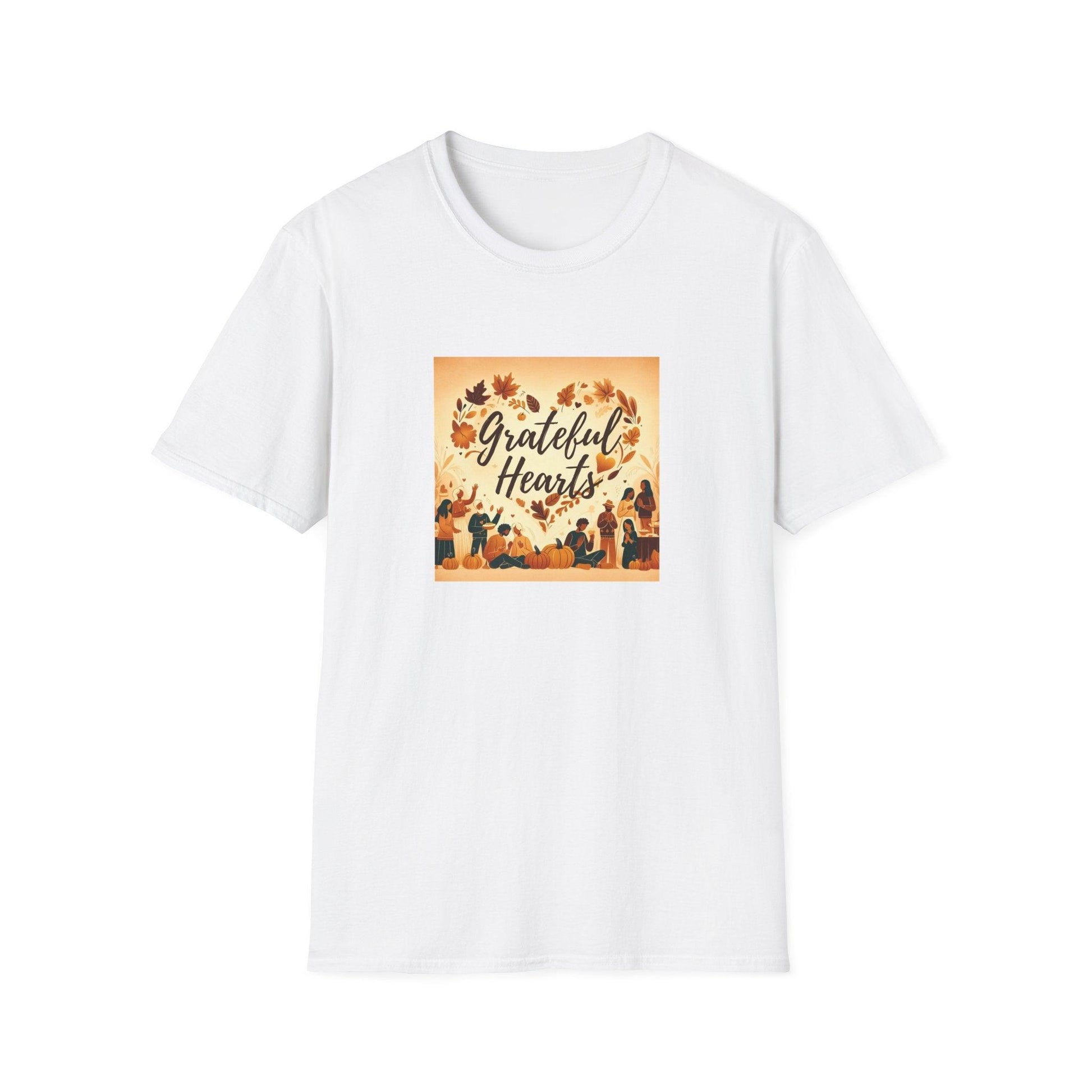 Grateful Heart - Celebrating Community & Gratitude 🍂❤️ - Unisex T-Shirt - Whippie's