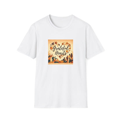 Grateful Heart - Celebrating Community & Gratitude 🍂❤️ - Unisex T-Shirt - Whippie's