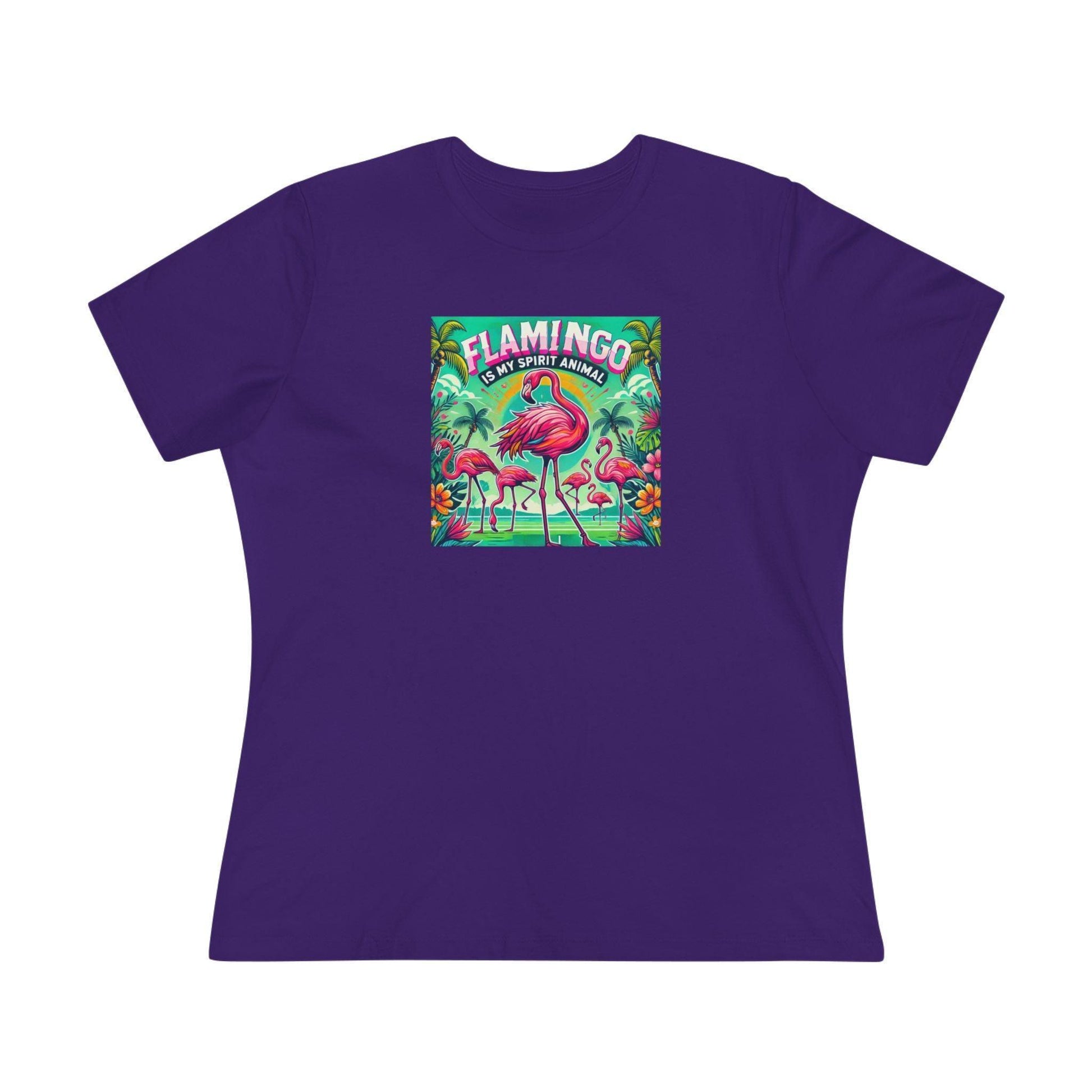 Flamingo is My Spirit Animal - Women's Softstyle Tee - Whippie's