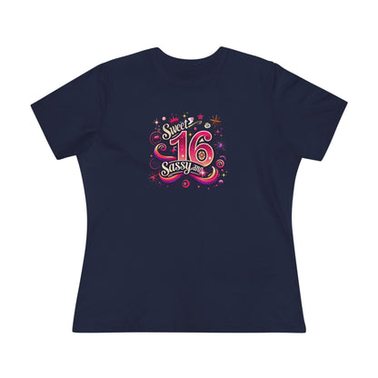 Sweet, Sassy, and 16 - Celebrate in Style! 🎉 - Women's Softstyle Tee - Whippie's