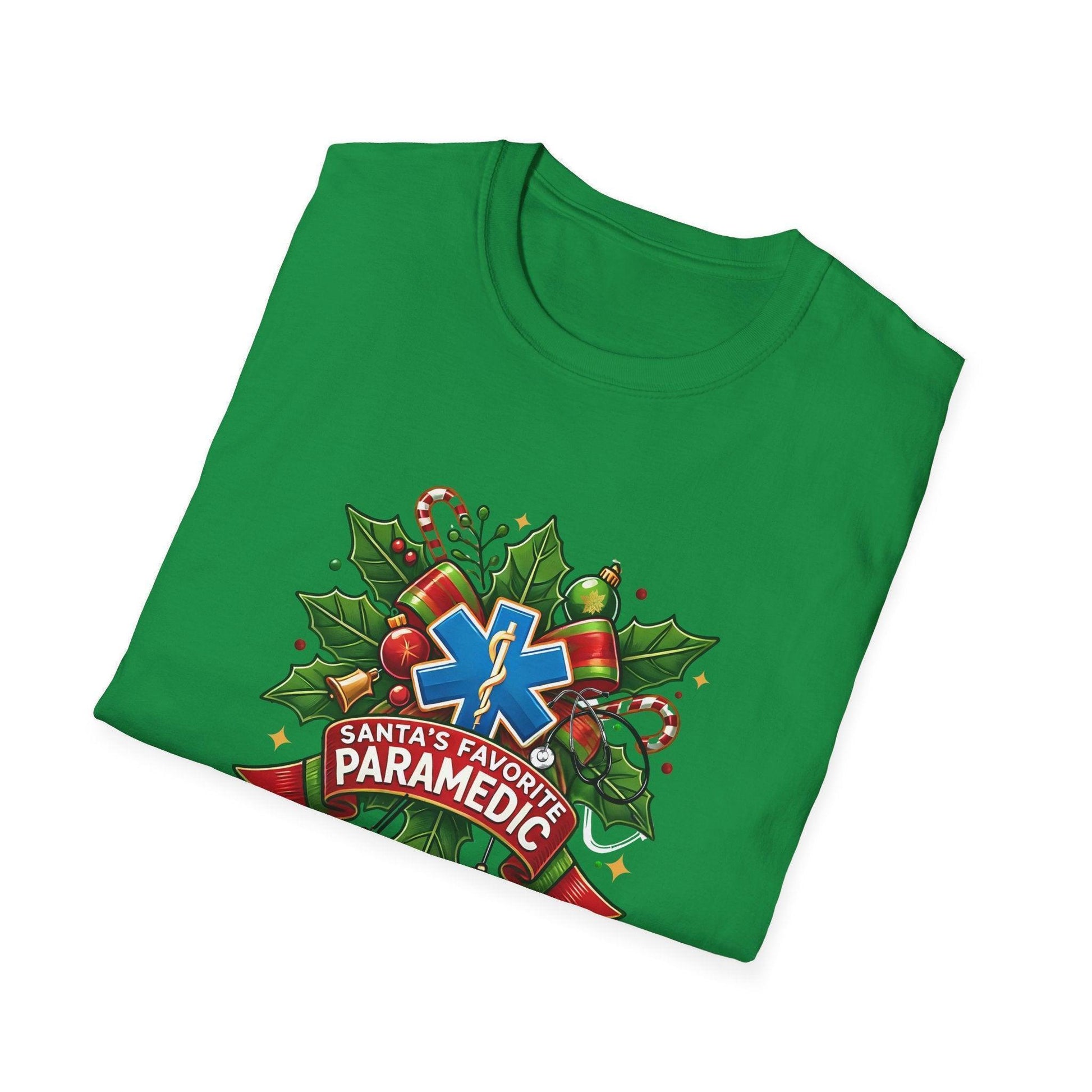 Santa's Favorite Paramedic Unisex Tee 🚑🎅 - Whippie's