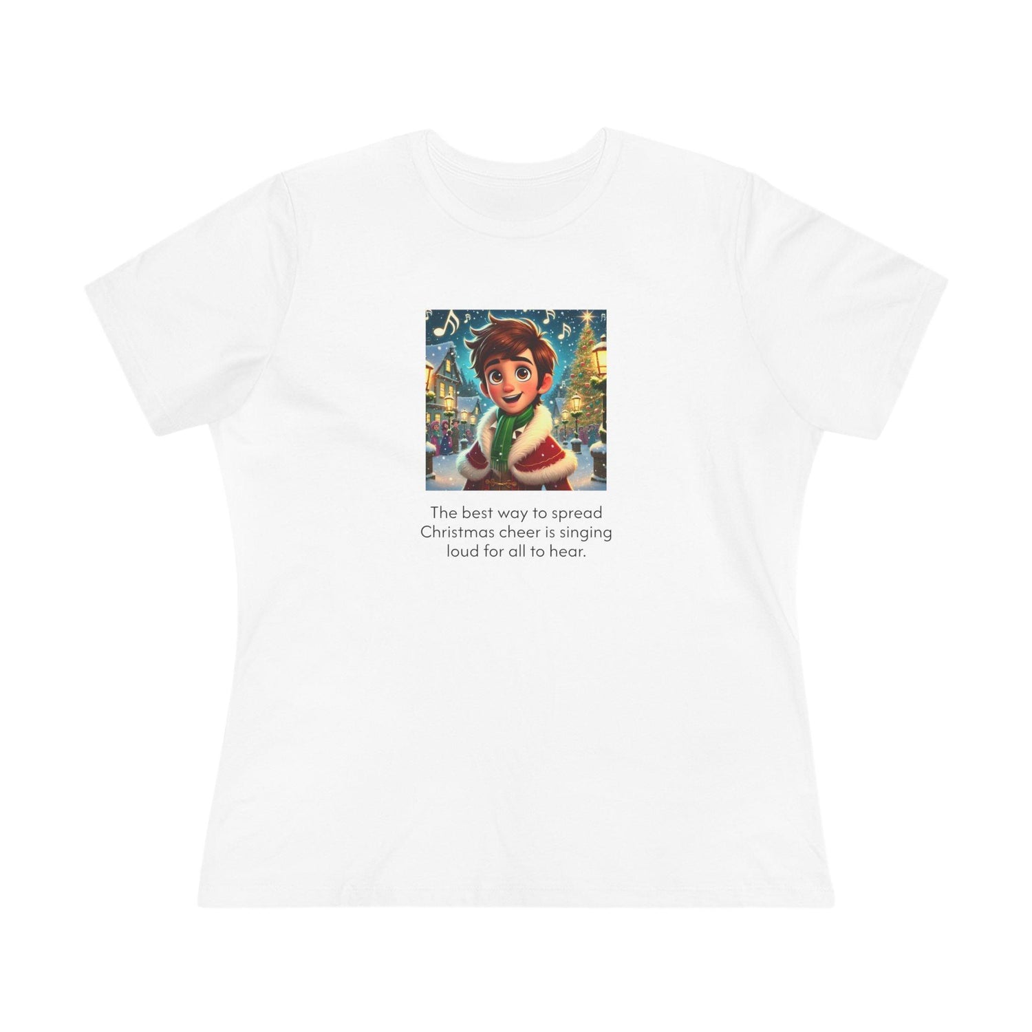 Caroler - Christmas Cheer - BHB Boy - Women's Tee - Whippie's