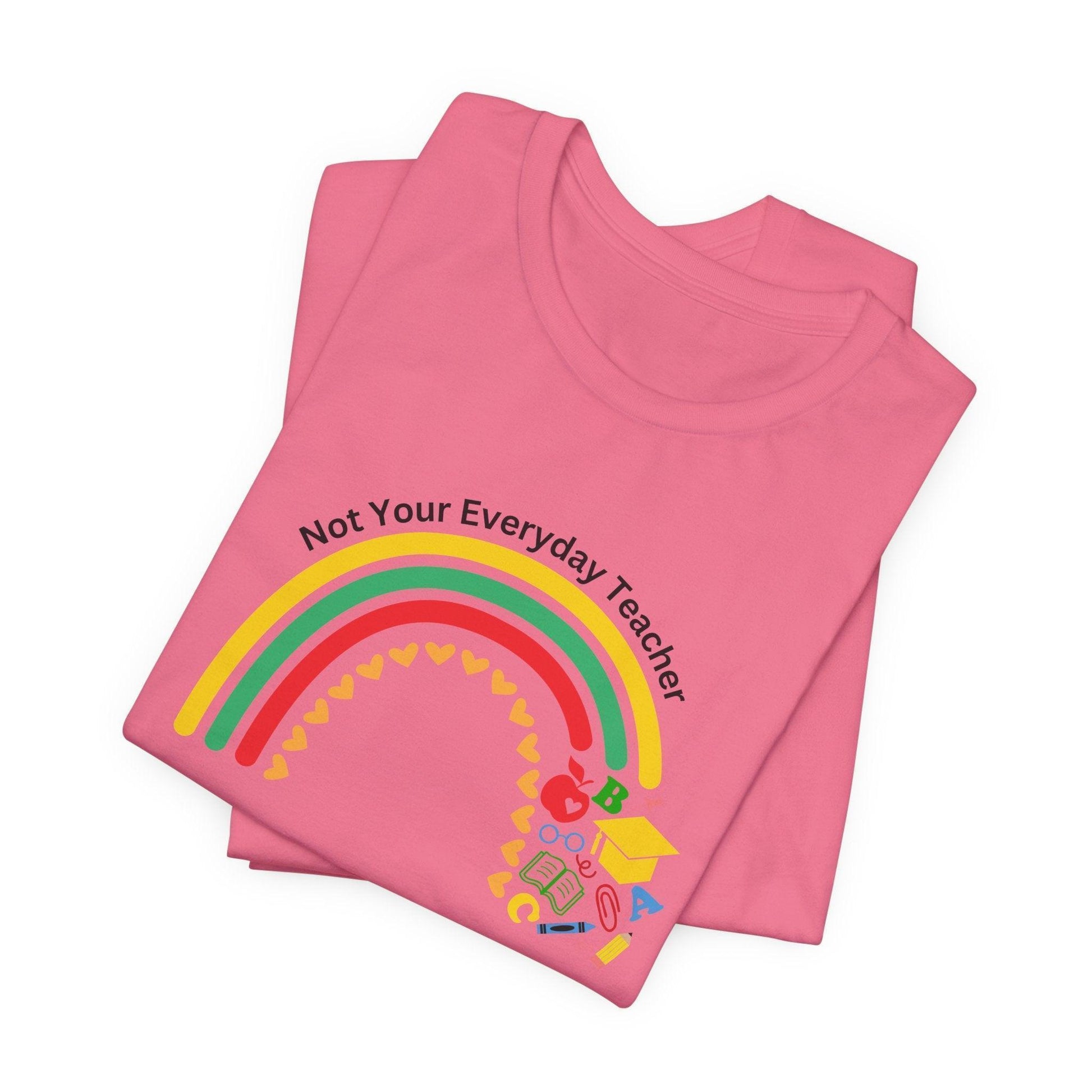 🌈 Not Your Everyday Teacher ❤️ Unisex Jersey Tee ✨ - Whippie's