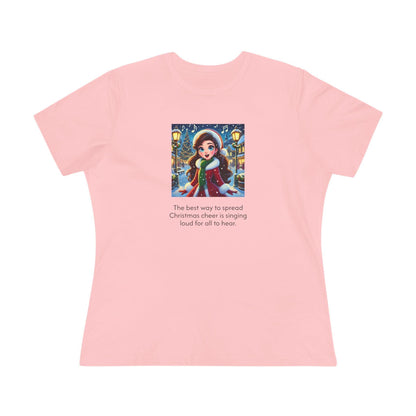 Caroler - Christmas Cheer - BHLBE Girl - Women's Tee - Whippie's