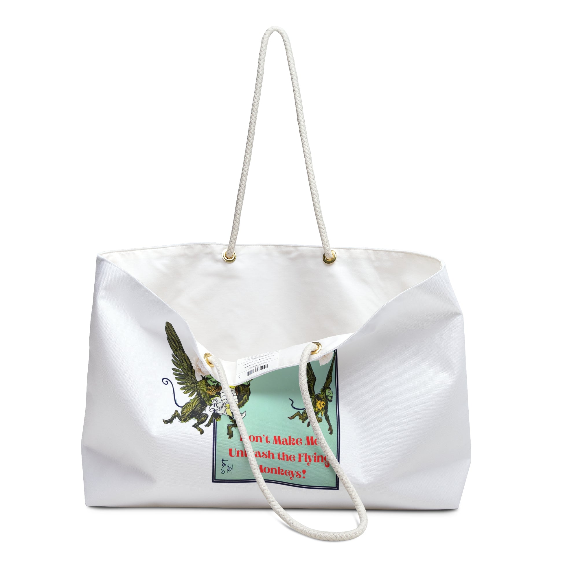 Wizard of Oz Don't Make Me Unleash the Flying Monkeys - Weekender Bag - Whippie's