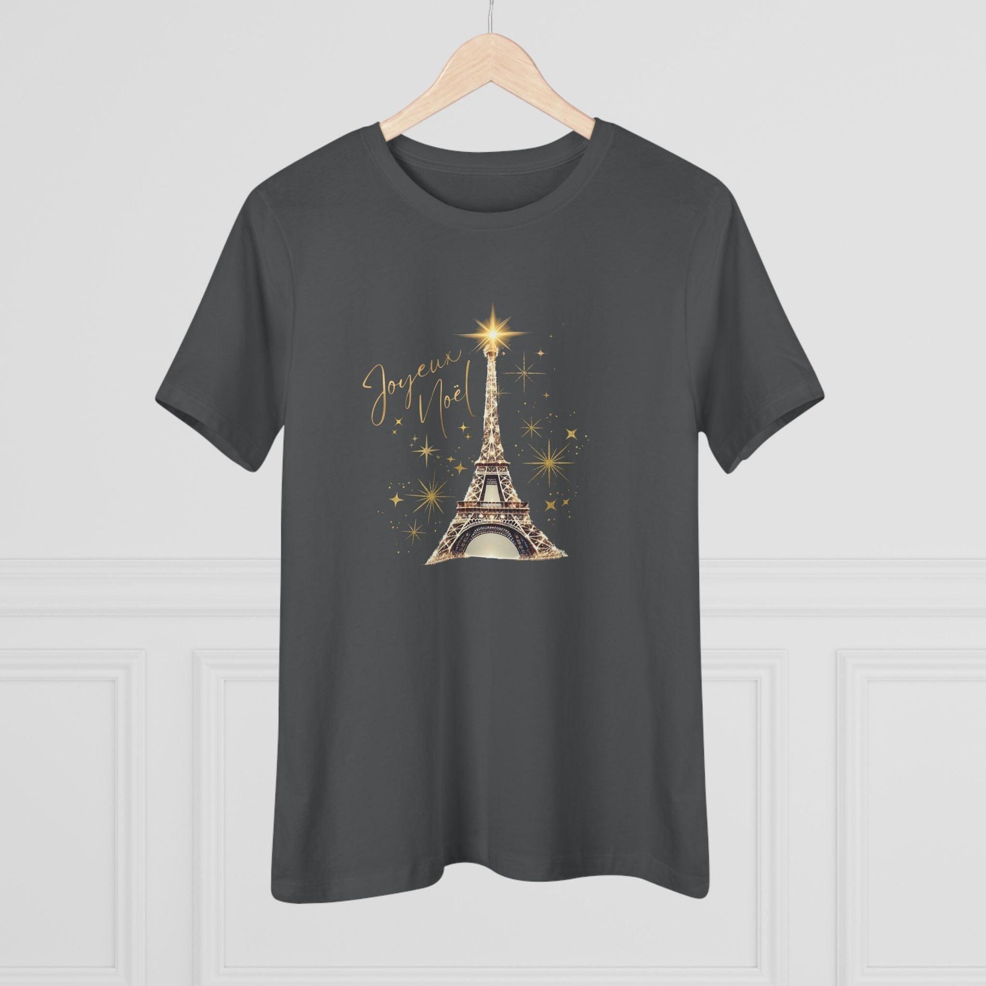 ✨ Joyeux Noël Women's Tee 🗼 A touch of Parisian elegance. - Whippie's