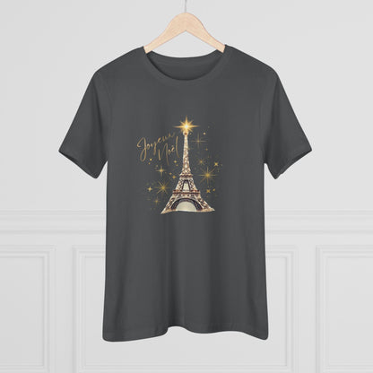 ✨ Joyeux Noël Women's Tee 🗼 A touch of Parisian elegance. - Whippie's