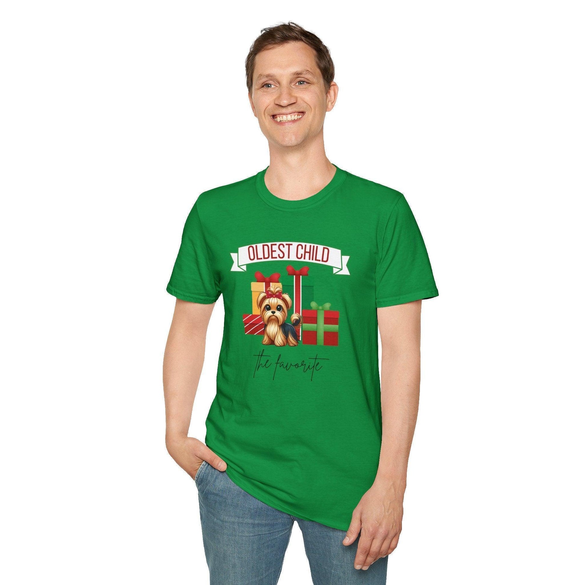The Oldest Child, The Favorite 🎁🐶 Yorkie - Unisex Tee! 🎁👑 - Whippie's
