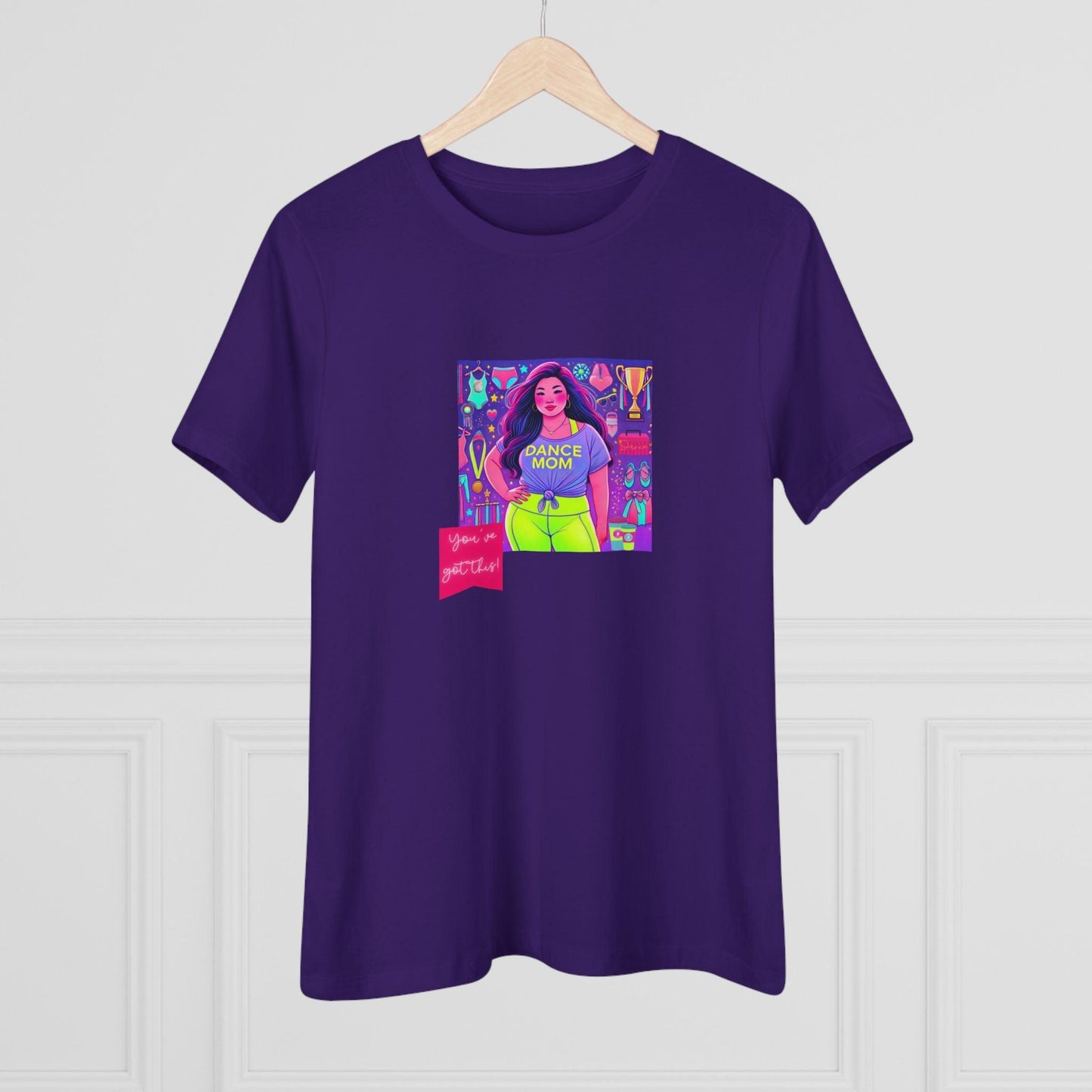 Dance Mom: You've Got This - Asian Mom (Curvy) - Women's Softstyle Tee Celebrate Your Inner Dance Mom! - Whippie's